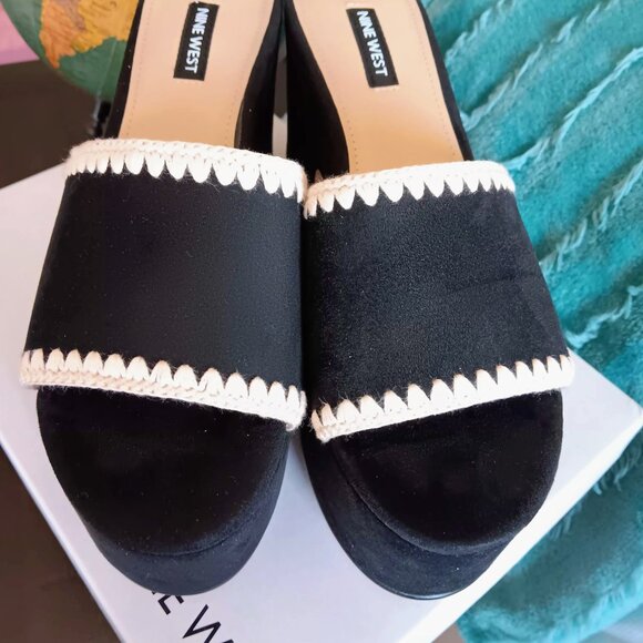 Nine west Yickie2 Platform Mules - Picture 2 of 11